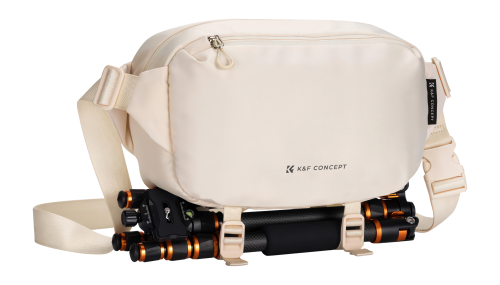 Torba fotograficzna K&F Concept Alpha Sling Bag - 10 l - beżowa