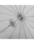 Biały parasol z dyfuzorem GlareOne Orb 150cm White