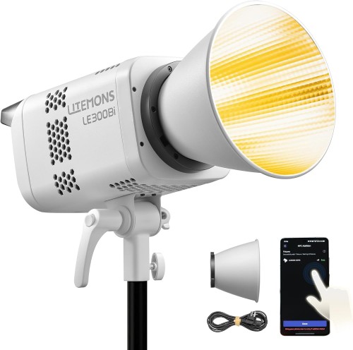 Lampa światła ciągłego LED Godox Litemons LE300BI Bowens - biała