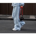 Pasek lina do aparatu K&F Concept KF13.196V2 Urban Wander - czerwony