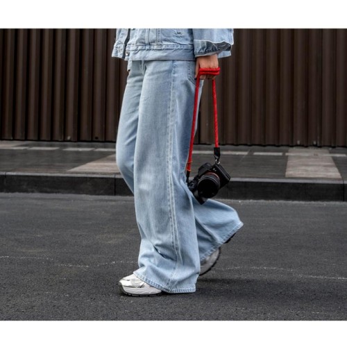 Pasek lina do aparatu K&F Concept KF13.196V2 Urban Wander - czerwony