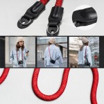 Pasek lina do aparatu K&F Concept KF13.196V2 Urban Wander - czerwony