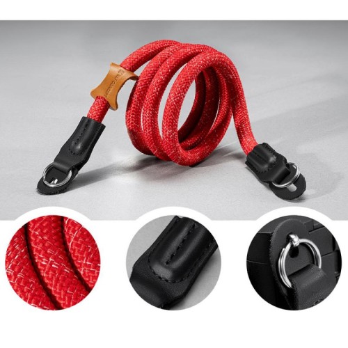 Pasek lina do aparatu K&F Concept KF13.196V2 Urban Wander - czerwony