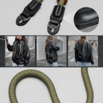 Pasek lina do aparatu K&F Concept KF13.196V1 Urban Wander - oliwkowy