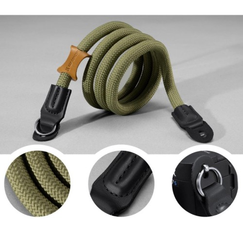 Pasek lina do aparatu K&F Concept KF13.196V1 Urban Wander - oliwkowy