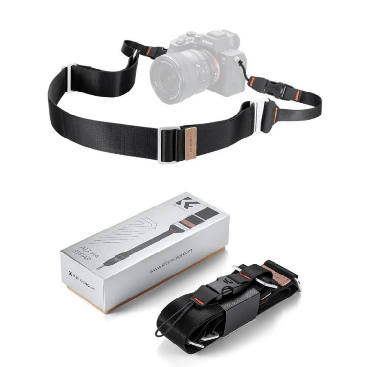Pasek do aparatu K&F Concept Alpha Strap KF13.132V1 - czarny 45mm