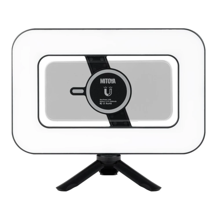 Lampa LED z magnetycznym uchwytem do telefonu Mitoya Acara RGB