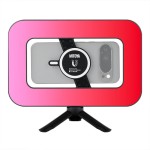 Lampa LED z magnetycznym uchwytem do telefonu Mitoya Acara RGB