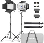 Zestaw oświetleniowy LED Godox Litemons LP400Bi Bicolor 2 panele ze statywami i walizką