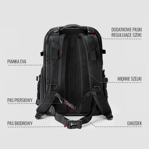 Plecak fotograficzny Ulanzi BC007 Tactical 28L