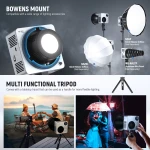 Lampa LED Neewer HB80C 80W RGBWW - Bowens