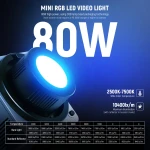 Lampa LED Neewer HB80C 80W RGBWW - Bowens