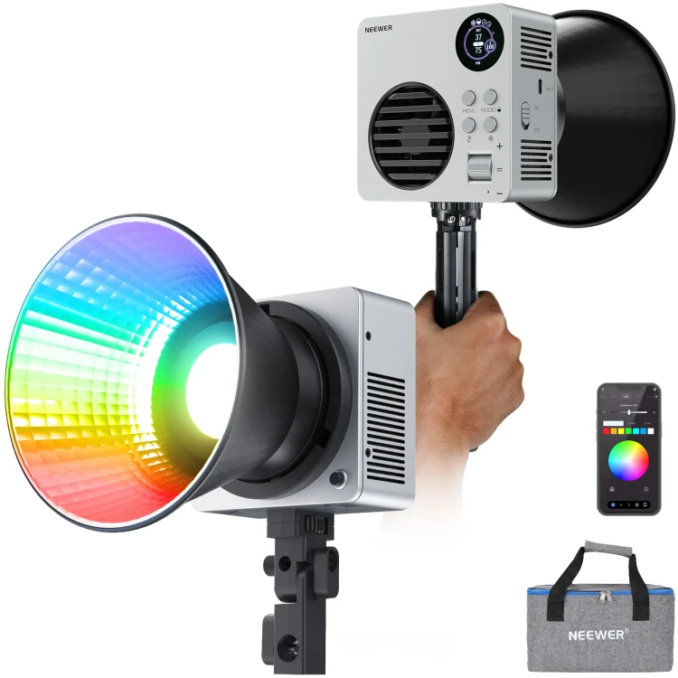 Lampa LED Neewer HB80C 80W RGBWW - Bowens