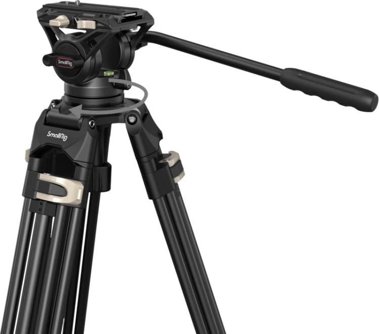 Wysoki statyw video SmallRig 3751 Heavy-Duty z olejową głowicą AD-01