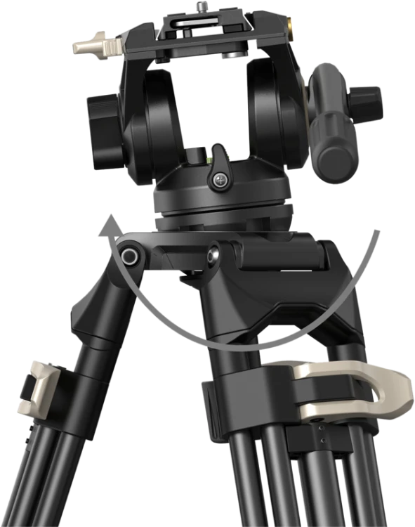 Wysoki statyw video SmallRig 3751 Heavy-Duty z olejową głowicą AD-01