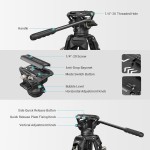 Wysoki statyw video SmallRig 3751 Heavy-Duty z olejową głowicą AD-01