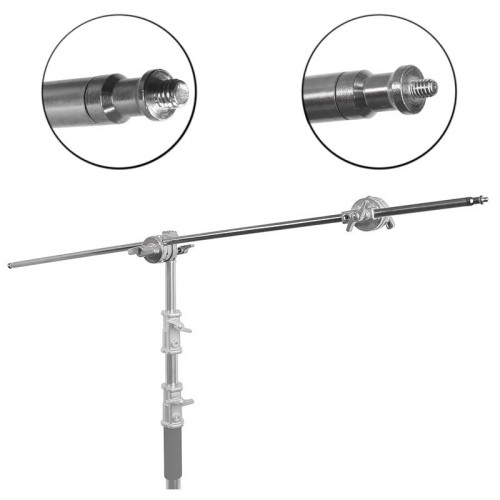 Ramię do statywu typu C-stand z dwoma kołowrotkami