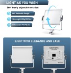 Godox Litemons LP400Bi panel oświetleniowy LED Bicolor z wrotami , sterowany aplikacją