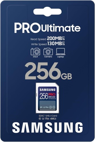 Karta pamięci SD Samsung PRO Ultimate SDXC 256GB U3