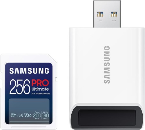 Karta pamięci Samsung PRO Ultimate SDXC 256GB UHS-I U3 + czytnik