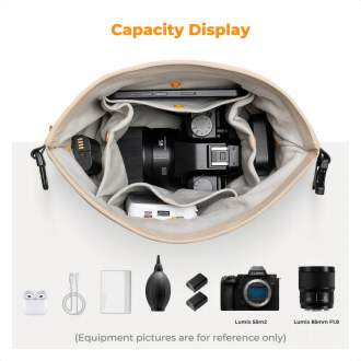 Torba fotograficzna K&F Concept Urban Wander Sling U11 5 l - beżowa