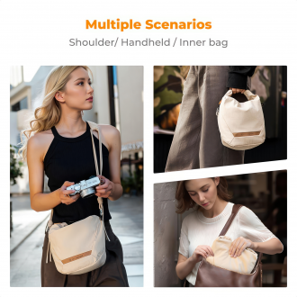 Torba fotograficzna K&F Concept Urban Wander Sling U11 5 l - beżowa