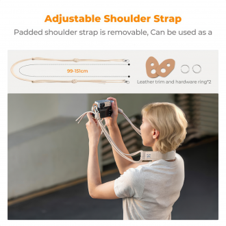 Torba fotograficzna K&F Concept Urban Wander Sling U11 5 l - beżowa