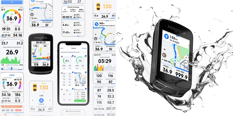 Licznik komputer rowerowy z GPS Magene C606 Pro