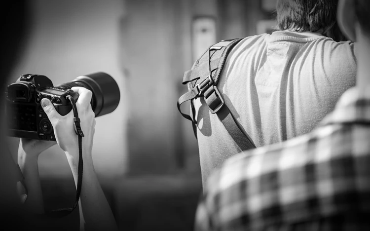 Szelki Reporter Dual X Promax do noszenia dwóch aparatów - wzmocniona wersja, podwójny pasek