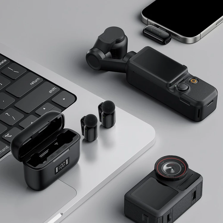 Ulanzi A200 USB-C Bezprzewodowy zestaw mikrofonowy [czarny]