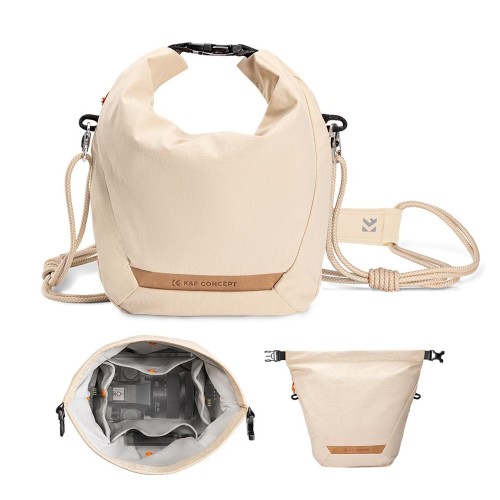 Torba fotograficzna K&F Concept KF13.168V1 - Urban Wander 5l - beżowa