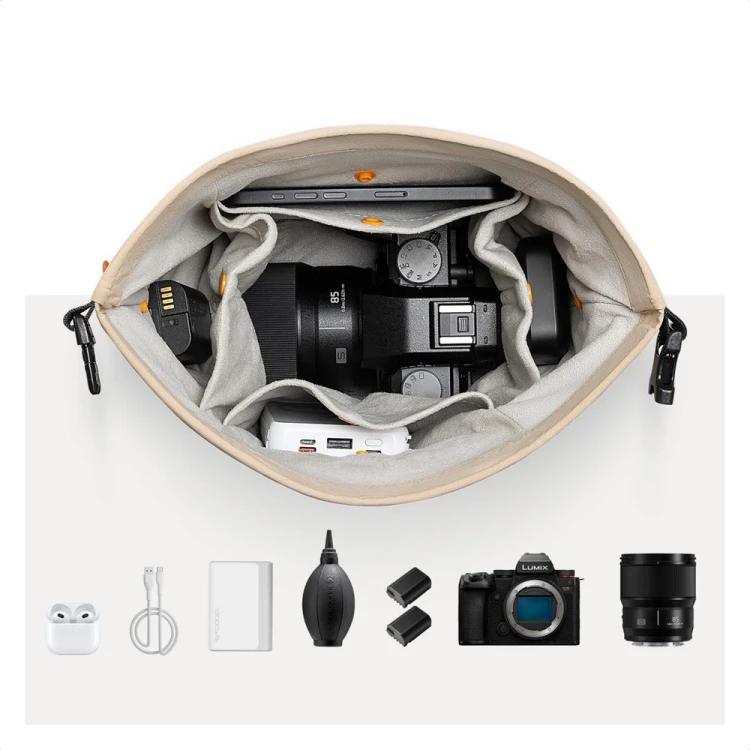 Torba fotograficzna K&F Concept KF13.168V1 - Urban Wander 5l - beżowa