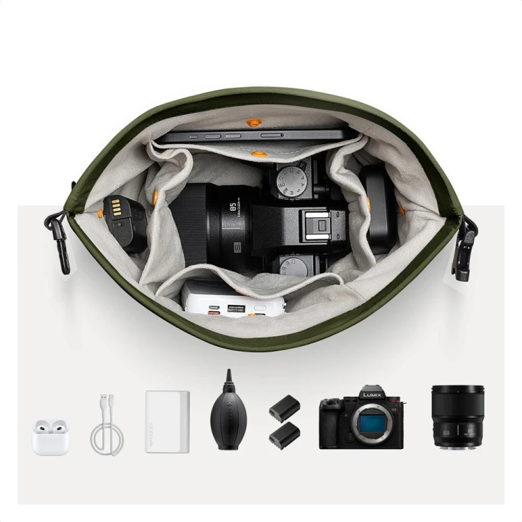 Torba fotograficzna K&F Concept KF13.168V3 - Urban Wander 5l - oliwkowa