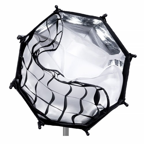 Softbox 30cm Ulanzi AS-D30 do lamp LT028 L023 L024 (Mini Bowens) dyfuzory i grid, widok z przodu