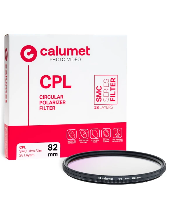 Filtr polaryzacyjny Calumet CPL SMC 82mm Ultra Slim 28 Powłok
