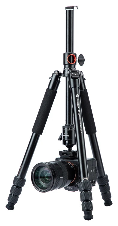 Statyw Fotopro X-go HR Chameleon E2 z łamaną kolumną - czarny