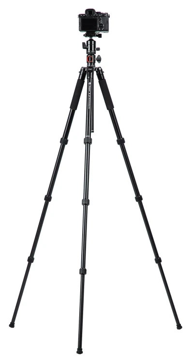Statyw Fotopro X-go HR Chameleon E2 z łamaną kolumną - czarny
