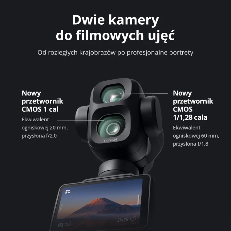 Kamera z gimbalem DJI Osmo Pocket 4P Vlog Combo