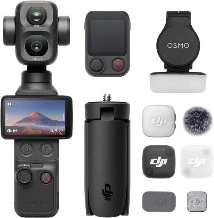 Kamera z gimbalem DJI Osmo Pocket 4P Vlog Combo