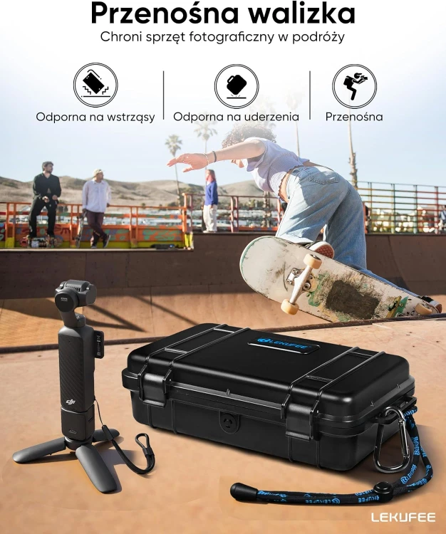 Walizka ochronna etui do DJI Osmo Pocket 4P Vlog Combo zestaw z akcesoriami