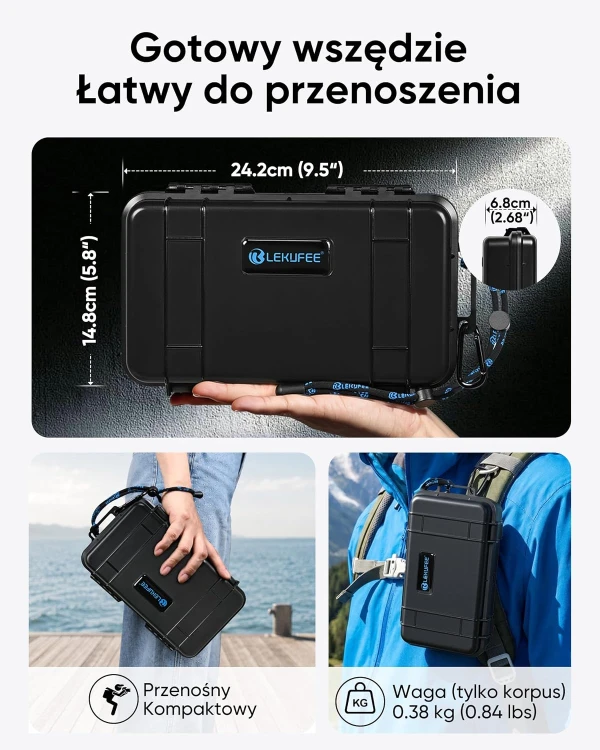Walizka ochronna etui do DJI Osmo Pocket 4P Vlog Combo zestaw z akcesoriami