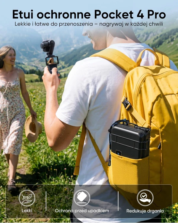 Walizka ochronna etui do DJI Osmo Pocket 4P Vlog Combo zestaw z akcesoriami