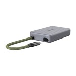 Czytnik kart UGREEN CM868 USB-C 2xSD 1xTF (szary)