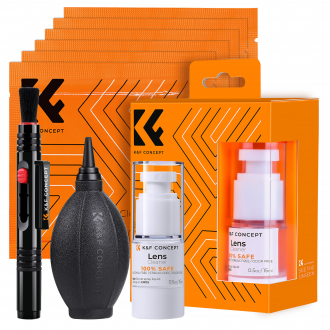 Zestaw czyszczący do optyki K&F Concept Cleaning Kit 4w1