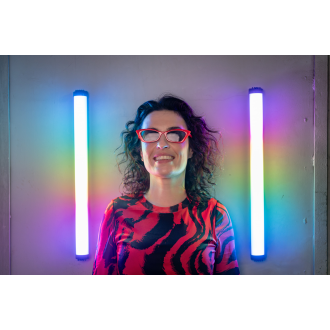 Lampa tuba LED Newell RGB Kathi Effect