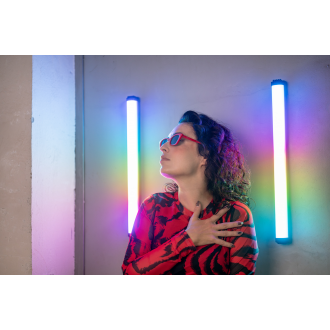 Lampa tuba LED Newell RGB Kathi Effect