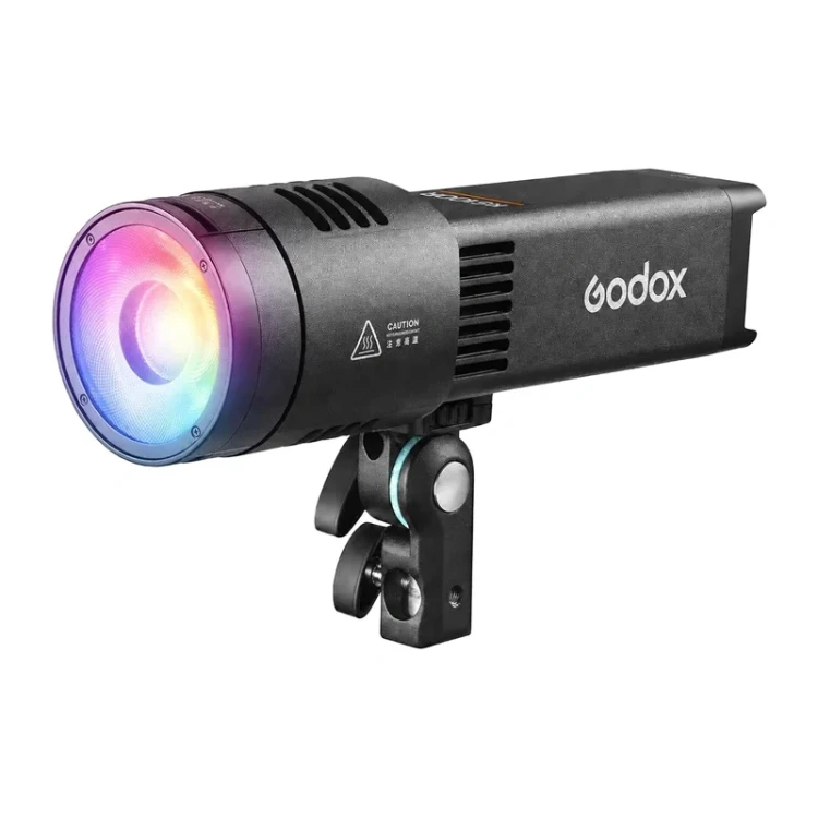 Lampa LED GODOX RS100R 1K z akumulatorem i nasadką projekcyjną - zestaw
