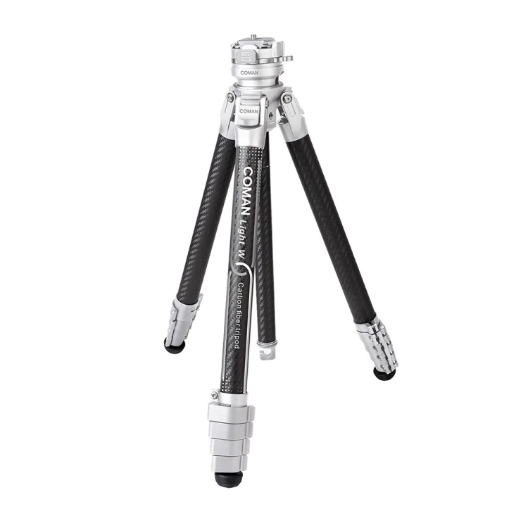 COMAN Light-W Statyw fotograficzny 158cm karbonowy biały