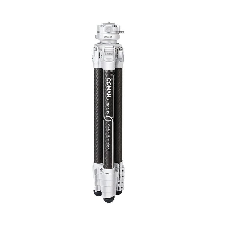 COMAN Light-W Statyw fotograficzny 158cm karbonowy biały