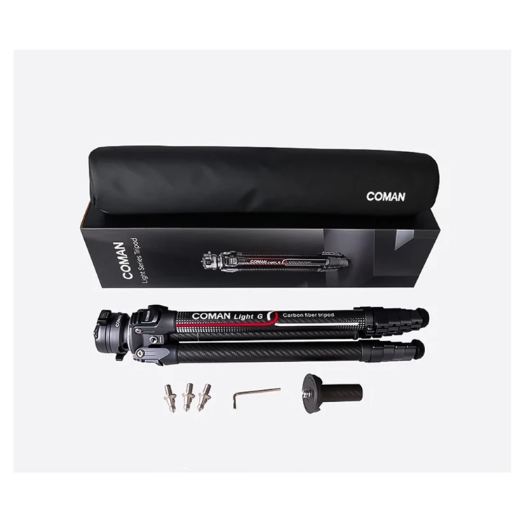 COMAN Light-W Statyw fotograficzny 158cm karbonowy biały